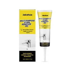 JAKEHOE 90g Gel Quitamanchas Multiusos Agente de Limpieza Doméstica para Huecos de Azulejos Fregaderos Baños Gel Eliminador de Moho