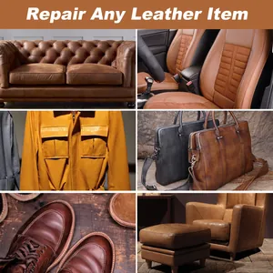 Bálsamo reparador de cuero premium para sofás, asientos de coche, chaquetas y bolsos