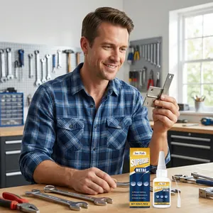 Hochfester wasserdichter Metall-Sekundenkleber 50g für professionelle Reparaturen zu Hause
