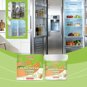 Vue détaillée du pot de crème de nettoyage électrique pour cuisine Jakehoe