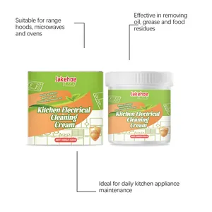 Crème nettoyante JAKEHOE 100g pour appareils de cuisine, hottes, micro-ondes et fours