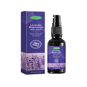 Lavendel Magnesium Körperspray Zur Schlafunterstützung Entspannung Beruhigendes Kräuter Körpernebel Entspannendes Ätherisches Ölspray