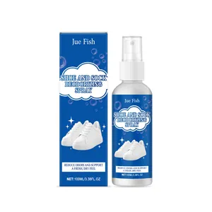 Jue Fish Shoe and Sock Deodorant Spray Fast Drying Deodorizer for Sneakers Sports Shoes Odor Neutralizer Freshness