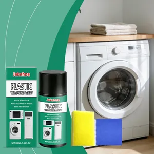 Kit de limpieza Jakehoe para amarilleo de plástico con esponja y paño vista detalle