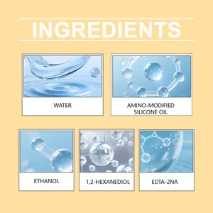 Vista detallada que muestra los ingredientes clave del spray antivaho para gafas.