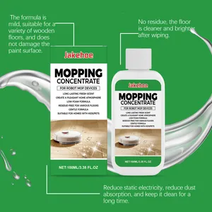 Jakehoe 100ml concentrated floor cleaner for robot mop devices and wooden floors