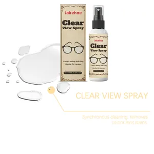 Spray antivaho Jakehoe de 100ml para lentes con textura de gotas de agua decorativas