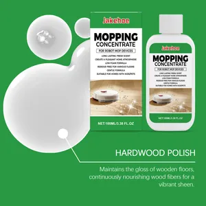 Details of JAKEHOE mopping concentrate for robot mops and hardwood floor polishing.