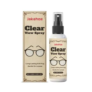 JAKEHOE Spray Antivaho para Gafas de Larga Duración Limpiador de Mantenimiento de Lentes para una Visión Clara