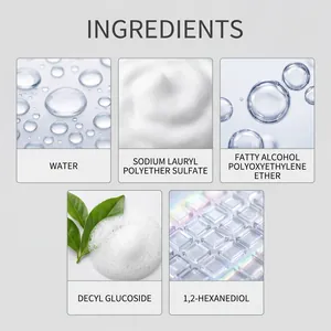 Liste détaillée des ingrédients du nettoyant mousse de cuisine avec surfactants