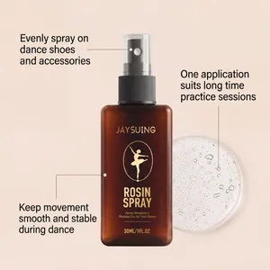 Detail shot of Jaysuing Rosin Spray bottle for professional dance shoe anti-slip care