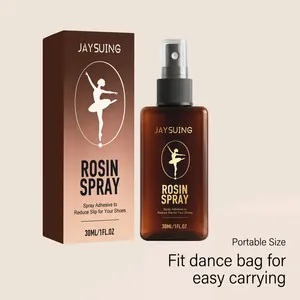 Portable 30ml rosin spray for ballet dance shoes to improve grip and reduce slipping