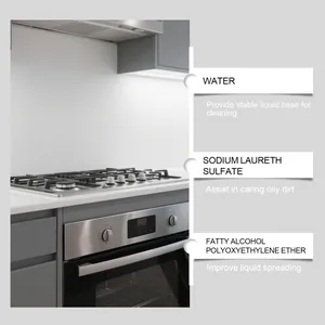 Analyse détaillée des ingrédients pour le nettoyant moussant de cuisine efficace