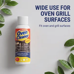 Effective Jakehoe oven cleaner spray for removing grease and stains from grill surfaces.