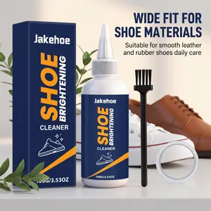 Σετ καθαρισμού Jakehoe 100g για παπούτσια από λείο δέρμα και καουτσούκ με βούρτσα