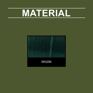 Gros plan sur la texture du matériau de ligne de pêche en nylon vert de haute qualité