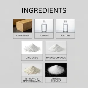 Vista dettagliata degli ingredienti chimici di alta qualità per trappole per topi