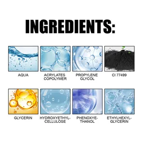 Detailed ingredient list showing the formula of high-quality deep hole marker pen ink.