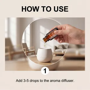 Detaillierte Anleitung: Jue Fish Weihrauchöl in einen Aroma-Diffusor tropfen lassen.