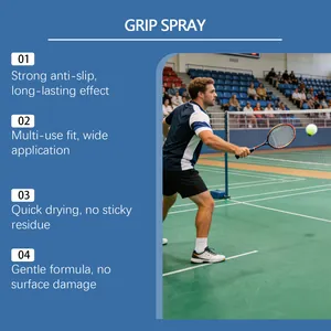 Spray grip ad alte prestazioni per lo sport con asciugatura rapida ed effetto antiscivolo