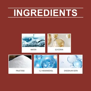 Gedetailleerde infographic met de ingrediënten van fruitvlieglokaas, inclusief fructose