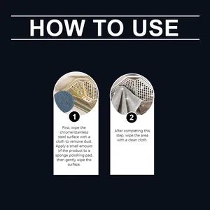 Step-by-step guide for using metal polishing paste on various stainless steel surfaces