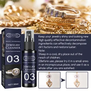JAYSUING jewelry cleaner spray 30ml with instructions and before after results