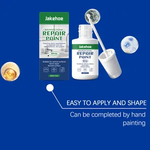 Jakehoe witte multifunctionele tegelreparatielak 30g fles met kwast voor keramiek