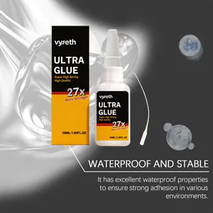 Vyreth εξαιρετικά ισχυρή αδιάβροχη υγρή κόλλα 50ml για διάφορα περιβάλλοντα σταθερή