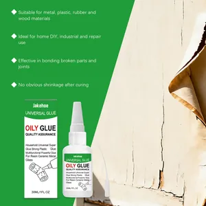 Jakehoe waterproof oily glue for bonding metal plastic rubber and wood repair DIY projects