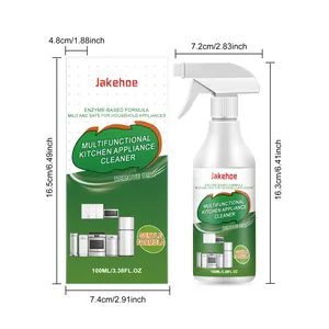 100ml enzyme-based kitchen appliance cleaner spray with gentle formula for household cleaning