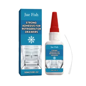 Adesivo forte per cassetti frigorifero Jue Fish, flacone da 50ml con punta fine