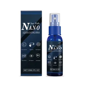 Nano liquid coating spray for phone screens with hydrophobic and 9H hardness features
