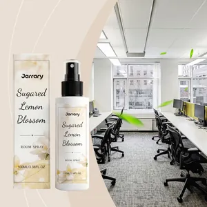 Detail of Jarrary Sugared Lemon Blossom room spray bottle and packaging