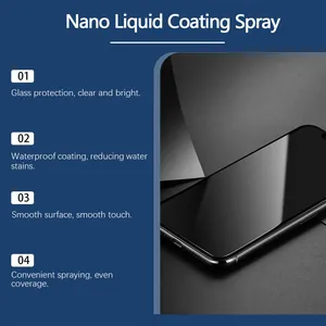 Detailed features of waterproof nano liquid coating spray for smartphone screen protection
