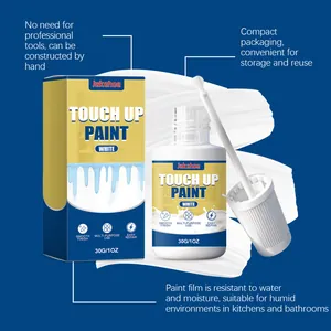 Pintura de retoque para azulejos blancos con pincel para reparación impermeable