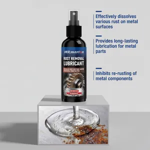 Hikmarion rust removal spray and metal lubricant providing long-lasting protection