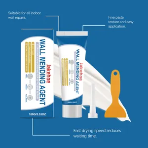 Jakehoe wall mending agent kit including 100g tube scraper and nozzle for wall repair