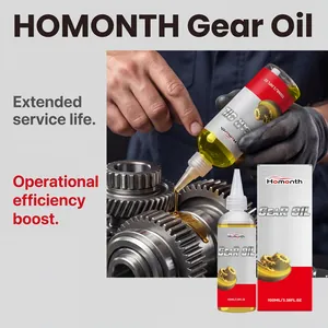 Dettaglio dell'applicazione di olio per ingranaggi HOMONTH su ingranaggi metallici