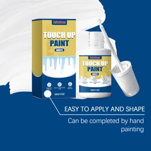 Pintura de retoque Jakehoe 30g blanco para azulejos con pincel e impermeabilizante