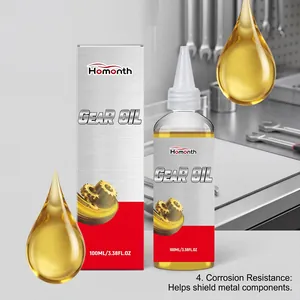 Olio per ingranaggi Homonth da 100 ml per componenti metallici anticorrosione.