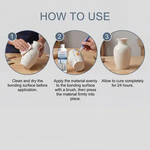 Instructions détaillées étape par étape pour l'adhésif de plâtre Jakehoe sur céramique