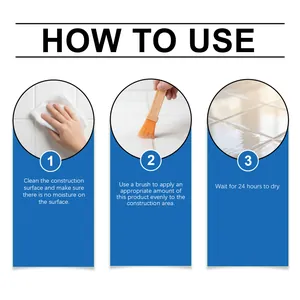 Guía profesional de tres pasos para aplicar el sellador impermeable invisible en las baldosas