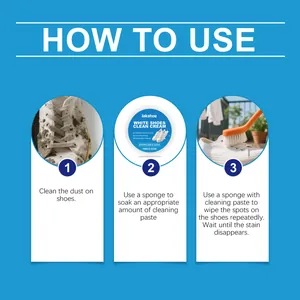 Step-by-step guide on how to use white shoes cleaning cream for effective stain removal