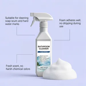 Nettoyant salle de bain en mousse 100ml pour éliminer calcaire et traces de savon