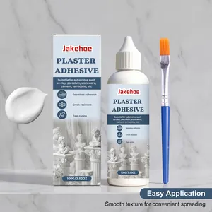 Adhésif pour plâtre professionnel JAKEHOE avec pinceau pour réparer céramique et ciment