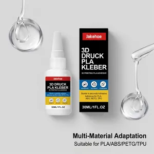 Adesivo per stampa 3D JAKEHOE da 30ml specifico per materiali PLA ABS PETG e TPU forte