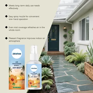 Detailweergave van Jakehoe luchtverfrisser spray met een tropische Hawaiian Aloha geur