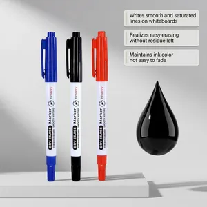 Juego de rotuladores para pizarra blanca Noteory azul negro y rojo escritura fluida