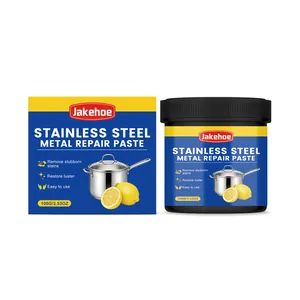 Jakehoe 100g Edelstahl Metallreparaturpaste zur Reinigung und Wiederherstellung des Glanzes